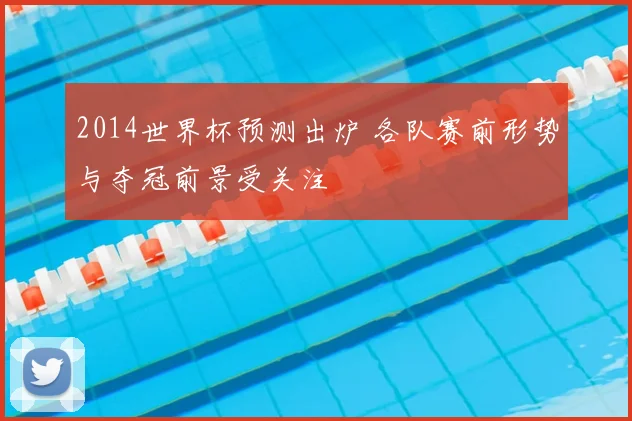 2014世界杯预测出炉 各队赛前形势与夺冠前景受关注
